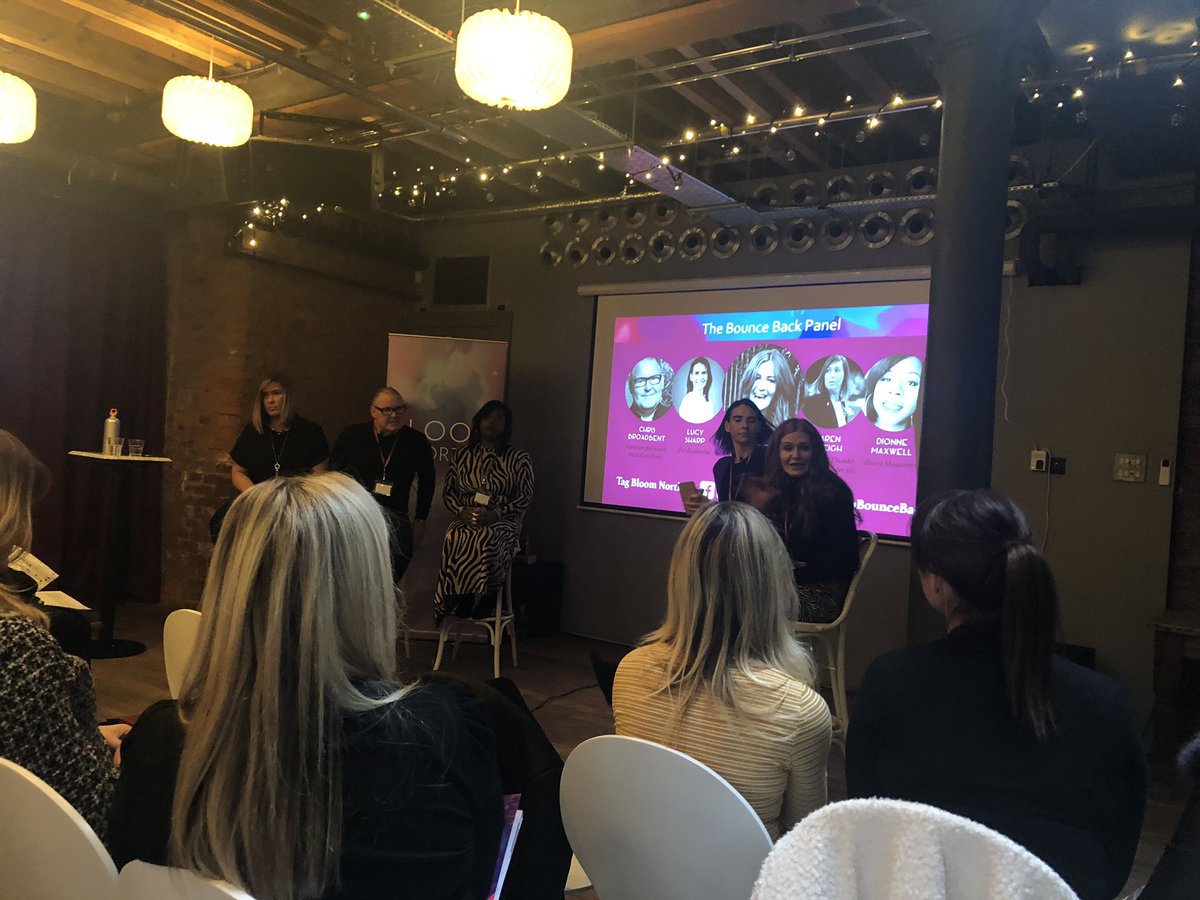 Lgorman1989's tweet photo. I had a wonderful time at the @north_bloom #BloomBounceBack event this afternoon. Such an inspiring panel from all different backgrounds, I’ve definitely taken a life lesson from today. Thank you and I can’t wait for the next one!! https://t.co/UaaPTl3AxU
