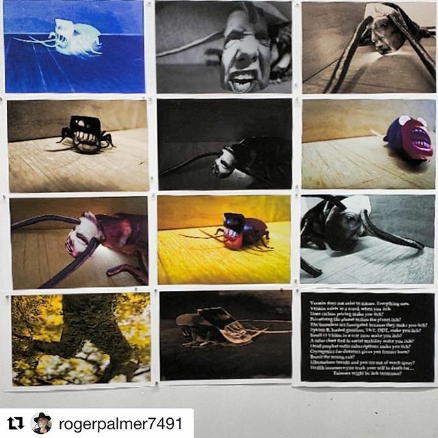 TEMPUS_PROJECTS's tweet photo. This Saturday be sure to join us for Feral Brush, recent works from Roger Palmer 7-9pm Members preview and refreshments at 6pm. #Repost @rogerpalmer7491
・・・
Vermin piece, a working idea. Bad Ideas as an infestation, as creatures, First installation. https://t.co/xtaUq20A6j https://t.co/yuq09WwxfW