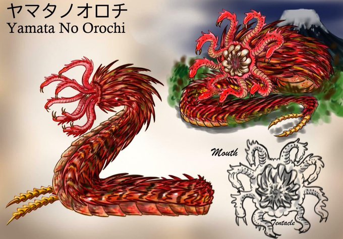 ヤマタノオロチのtwitterイラスト検索結果 古い順