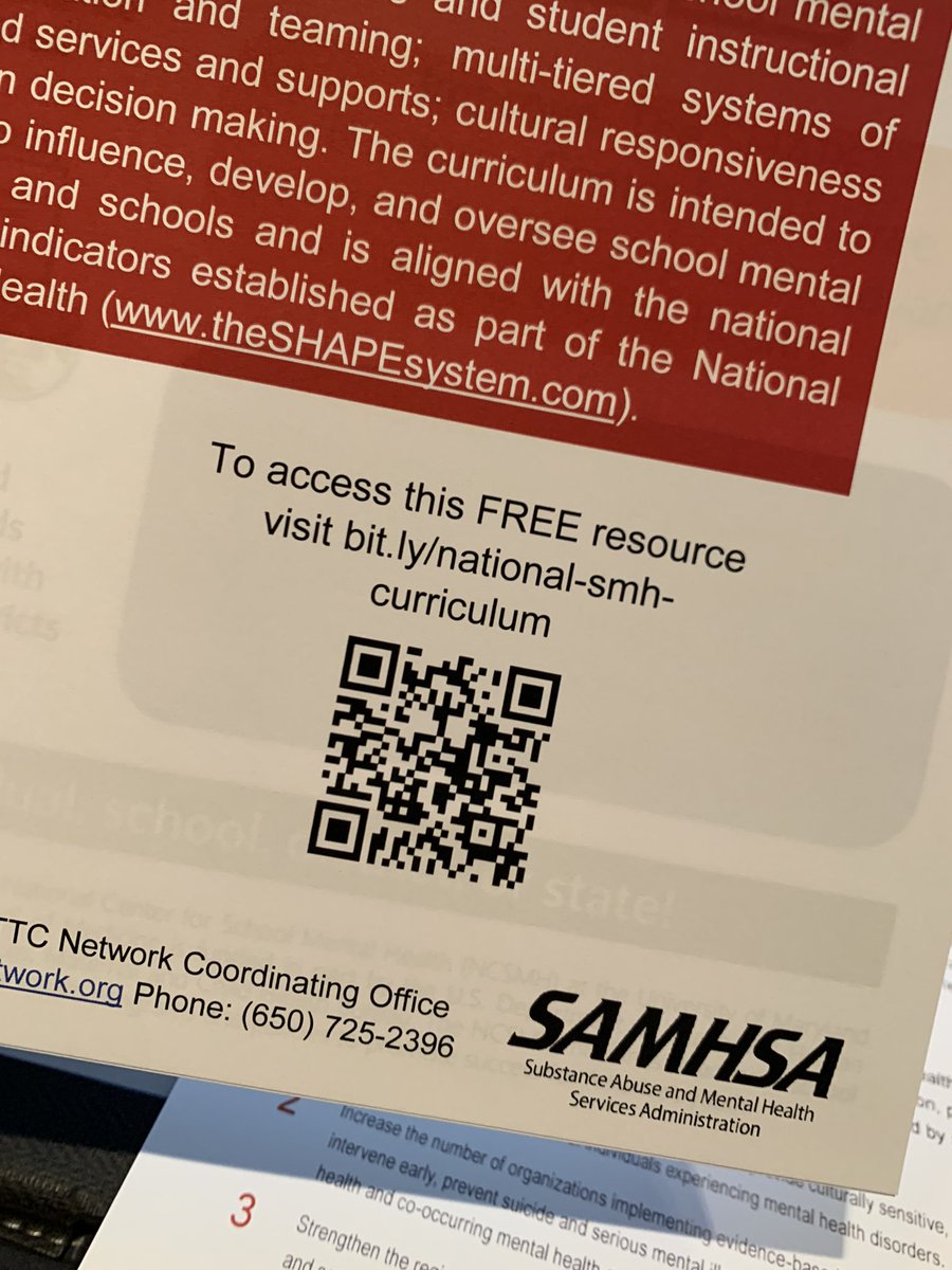 R12_Counselor's tweet image. National Mental Health Curriculum from #mhttc introduced at the Strong Schools advancing Student Wellness Summit in Austin #StrongSchools2019 #ASMH2019