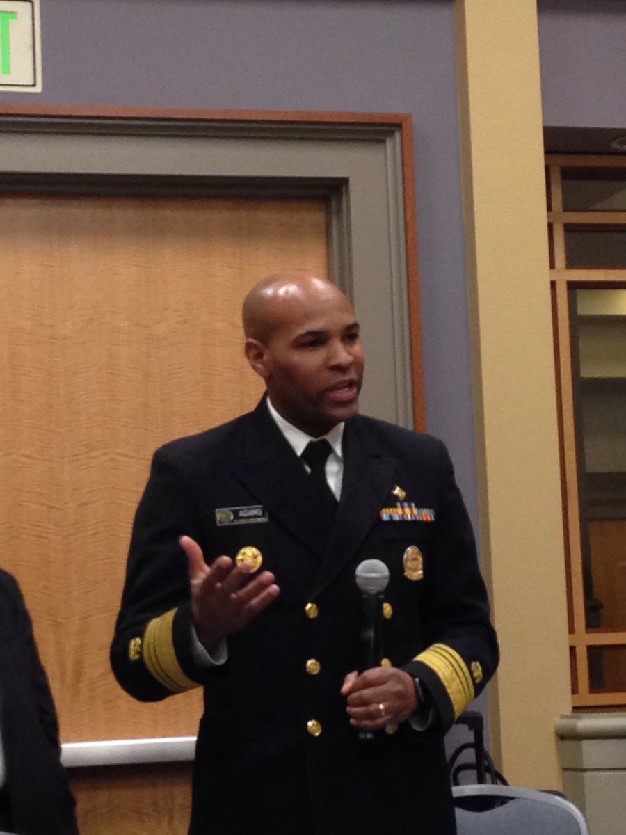 US Surgeon General just walked into our Executive Board meeting. APHA is a go-to and aren't we thrilled to be in partnership with Surgeon General.