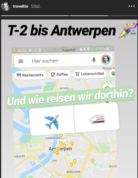 Flandern_at's tweet photo. 🚝 Travelita fährt nach Antwerpen!🚝

Der Countdown läuft…nur noch 2 Tage bevor es für die Schweizer Bloggerin auf eine Reise nach Antwerpen geht. 
Seid ihr neugierig auf ihre Erlebnisse? Folgt ihren Stories auf Instagram!

#dasistFlandern! 
#visitantwerpen
 @travelitach https://t.co/vrVNYN02zE