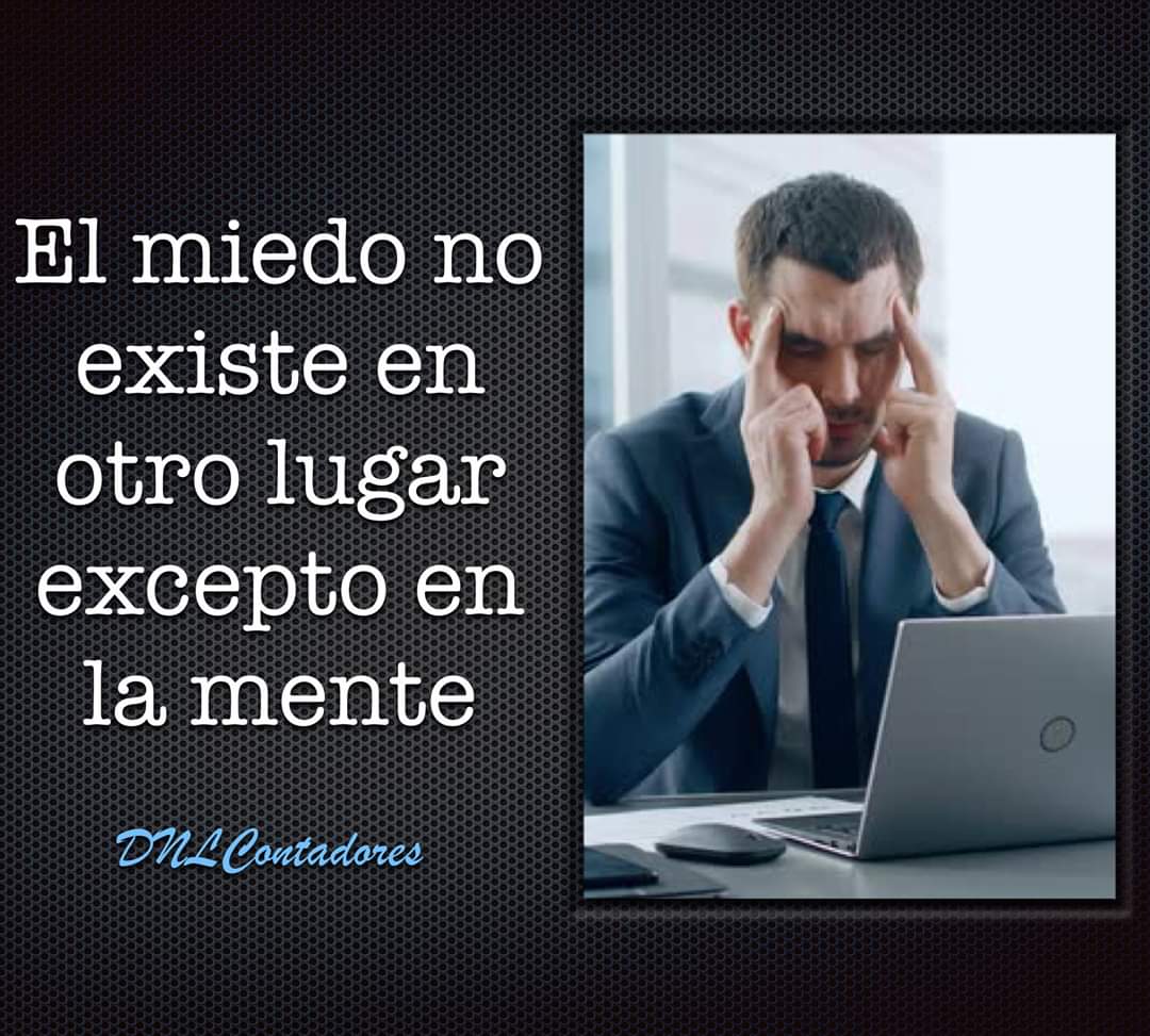 El miedo solo existe en tu mente! #FelizMiercoles
