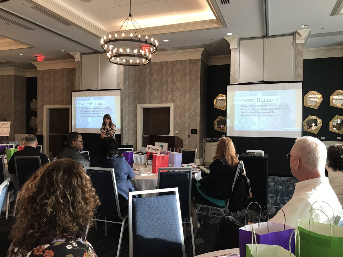 Excited to hear from <a href="/kmagette/">Kristin Magette, APR (she / her)</a> on “Finding Wellness in School PR.” #NCSPRA2019