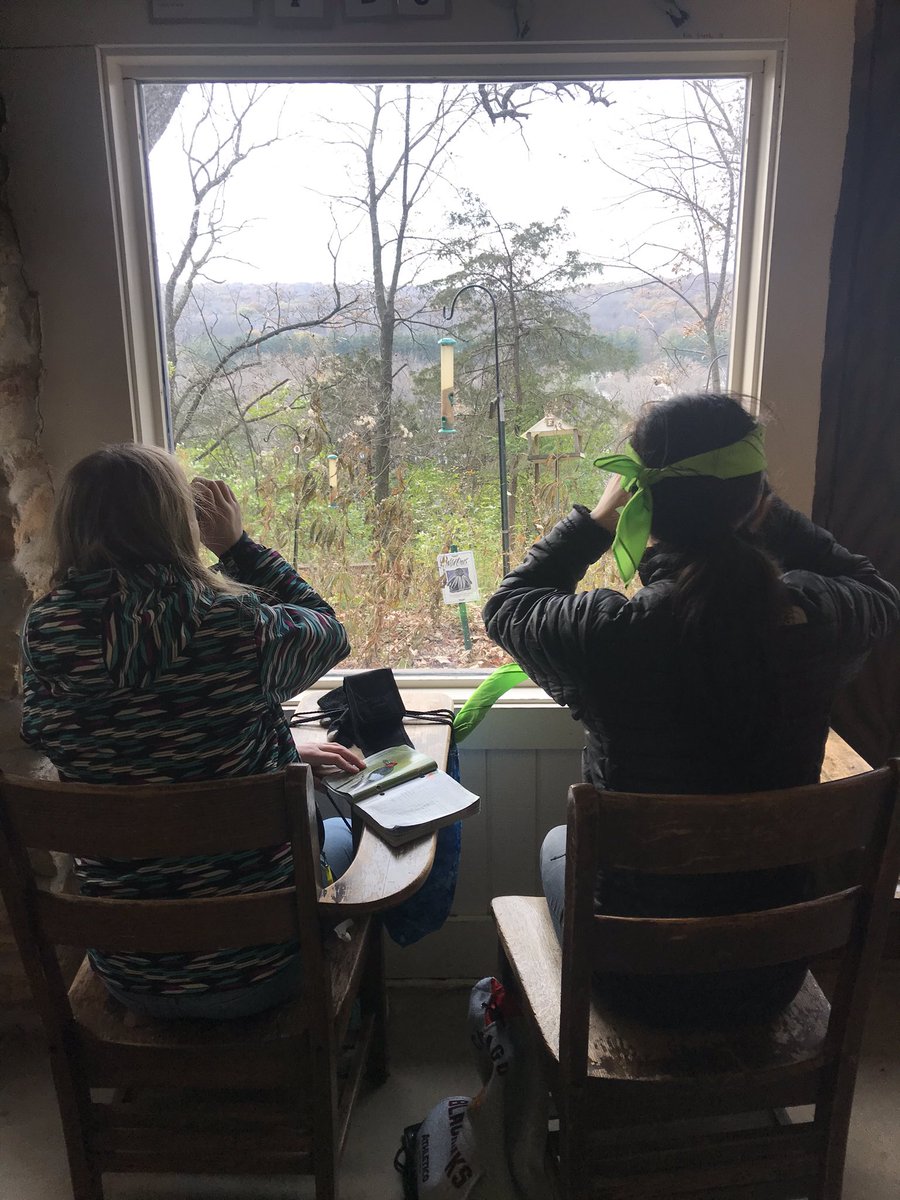 HMSOutdoorEdD70's tweet photo. Mahican Tribe looking out for some birds! #LibertyvilleD70 #HighlandD70 https://t.co/26mfrAt8cV