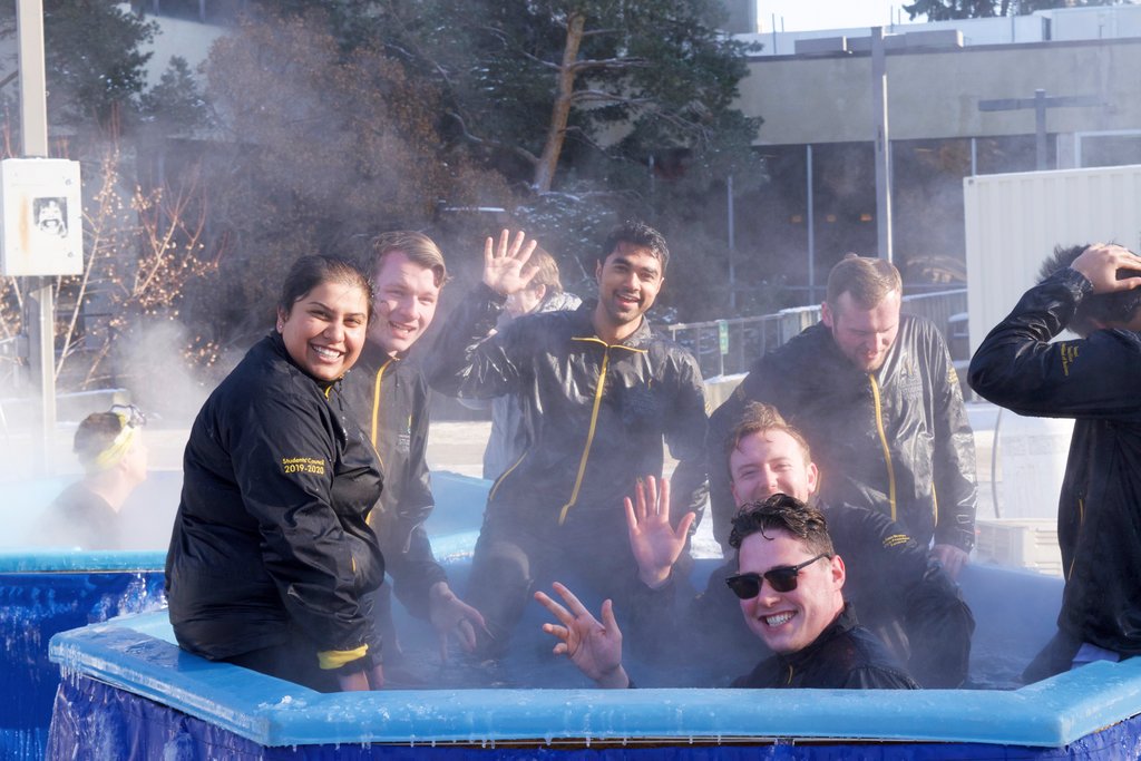 Our Executive team volunteered to be part this morning's <a href="/UnitedWay/">United Way</a> 'Chilling for Charity' event, hosted by <a href="/AlbertaJDCWest/">Alberta JDC West</a>! 

All funds raised went directly to United Way's poverty alleviation efforts in our region, and we even got a few ❄️exec-cicles❄️ as a souvenir! 😜