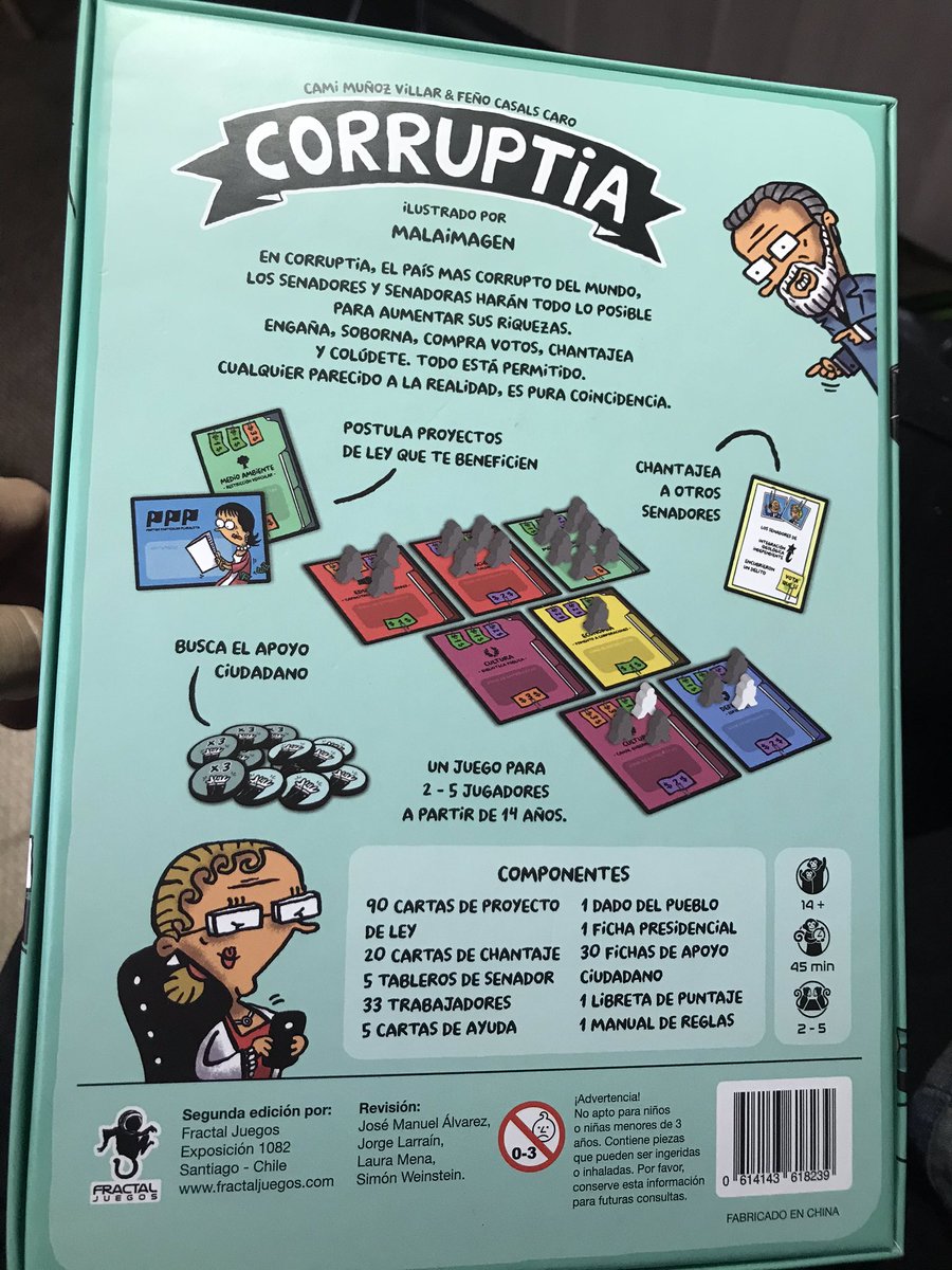 ArcoirisFM's tweet photo. Hoy hablamos de #Corruptia ilustrado por @malaimagen ... un juego de mesa contingente... en la 99.3 FM #Coyhaique #CentralFreak https://t.co/5RaQeIDA9A