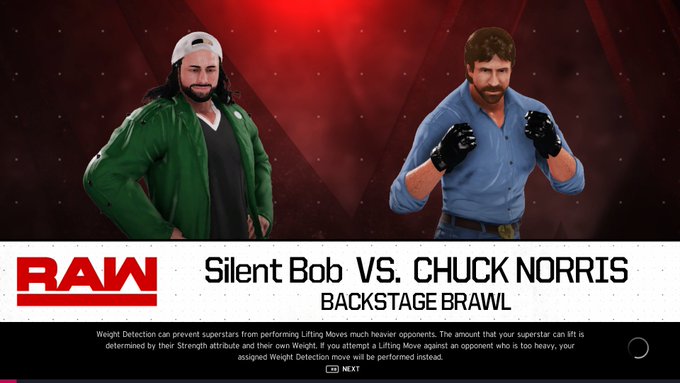 Silent bob vs chuck norris #WWE2K20 #XboxShare https://t.co/y0AQbKMxLu<a href="/tag/wwe2k20"class="tags">#WWE2K20</a><a href="/tag/xboxshare"class="tags">#XboxShare</a>