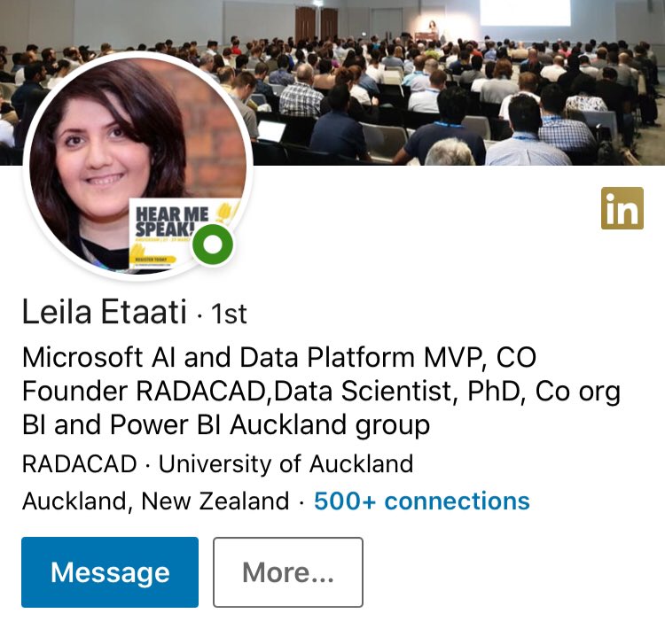 MarkTabNet's tweet image. Happy to see @leila_etaati at #sqlpass