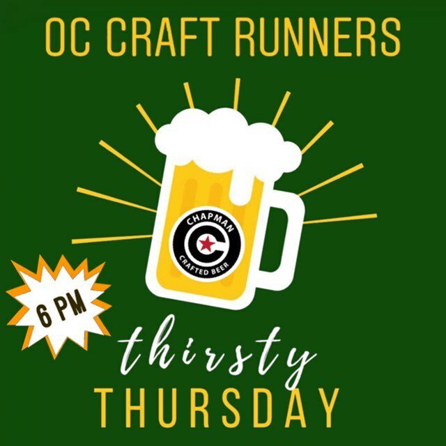CraftRunnersOC's tweet photo. And it’s on. Join us for a quick midweek outing at @chapmancrafted. 6 pm. @radiolex will point the way. 🍺

#community #beerrunners #RunSquad #ocrunning #OCRunning #fitness #fun #10K #5K #OCCR #livetorun #running #instarunners #runlocal #Orange #OC #O… https://t.co/AikSpXTtNJ https://t.co/yQ8F0JnV9L