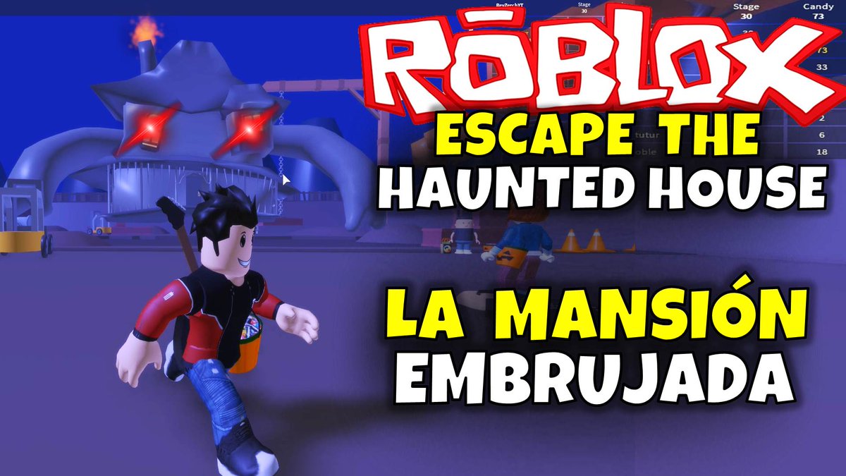 Rey Zerch On Twitter Escape De La Mansion Embrujada Roblox New