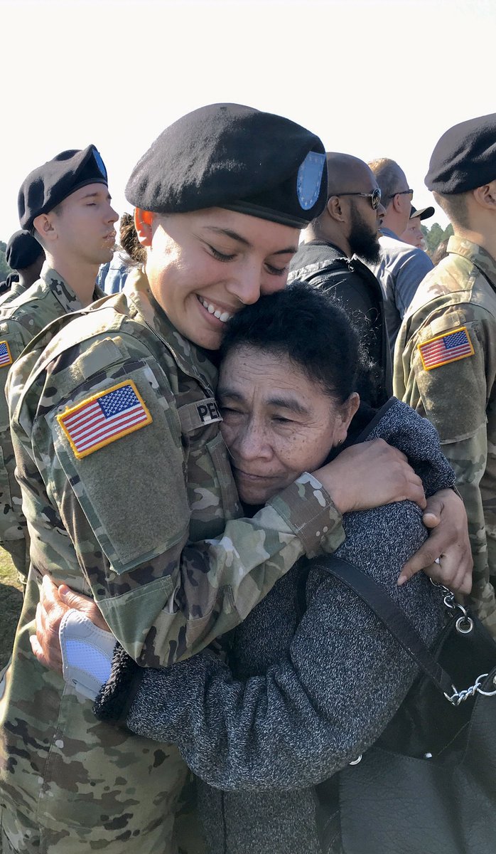 fortjackson's tweet image. #WednesdayWisdom
“Believe you can and you’re halfway there.” -Theodore Roosevelt 

The 3-13th Family day finally arrives as families race to embrace for the first time since the start of @USArmy #BasicCombatTraining.

#MeetYourArmy #KnowYourMil #MilitaryFamilies #HugDay #HTGS