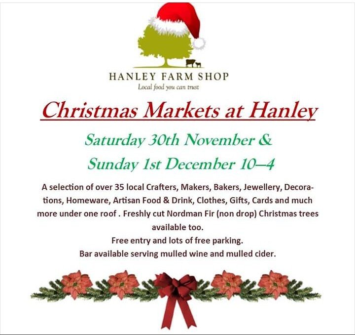 Our ever popular Christmas markets are back 30th November and 1st December 🎅 🎄 Christmas trees available from the 30th November 🎄 🌟 #ChristmasMarket #deanwye #Gloucestershire