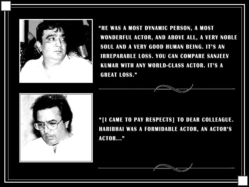 SKumarAdmirers's tweet photo. Colleagues on passing of Sanjeev Kumar...
#SanjeevKumar #deathanniversary @TheDilipKumar @Amirmurt @ShatruganSinha @SrBachchan @VintageMuVyz @Bollywoodirect @BombayBasanti https://t.co/3KQLlYzapf