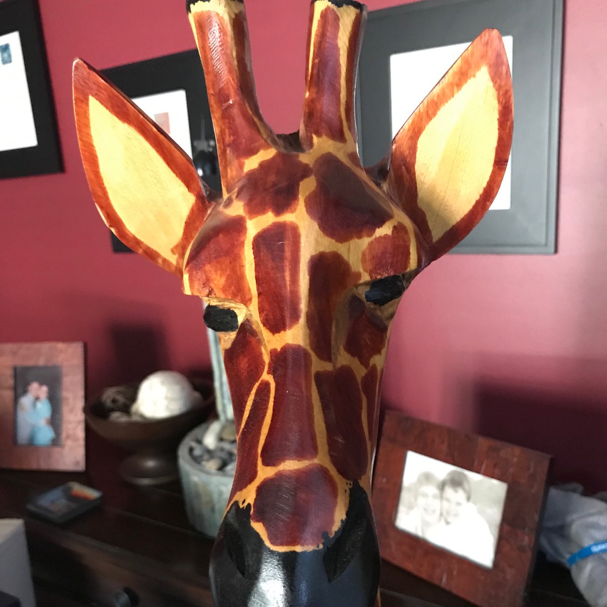 This guy is going to the tournament. Are you? Check out our raffle tables! We have some great  gift baskets, clothing, purses, our hand carved giraffe and much more!!! November 8-10th at Extreme Ice Center!! #russelltourney19 #hockey #giraffes #whatshouldwecallhim