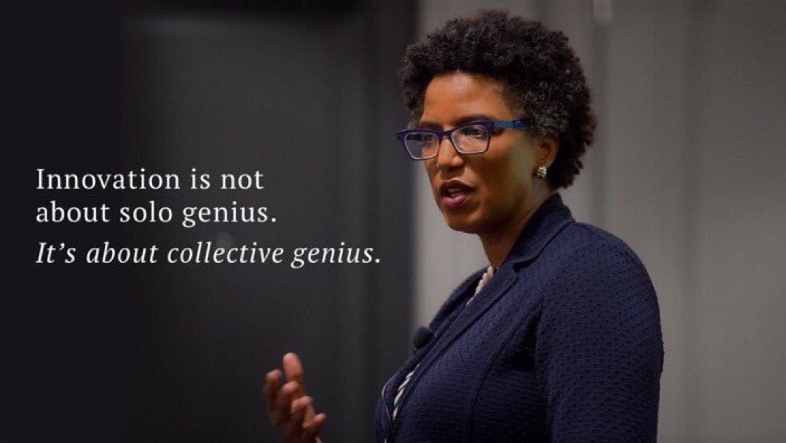 Innovation is not about solo genius. It's about collective genius.

—Dr. Linda Hill #CES2019