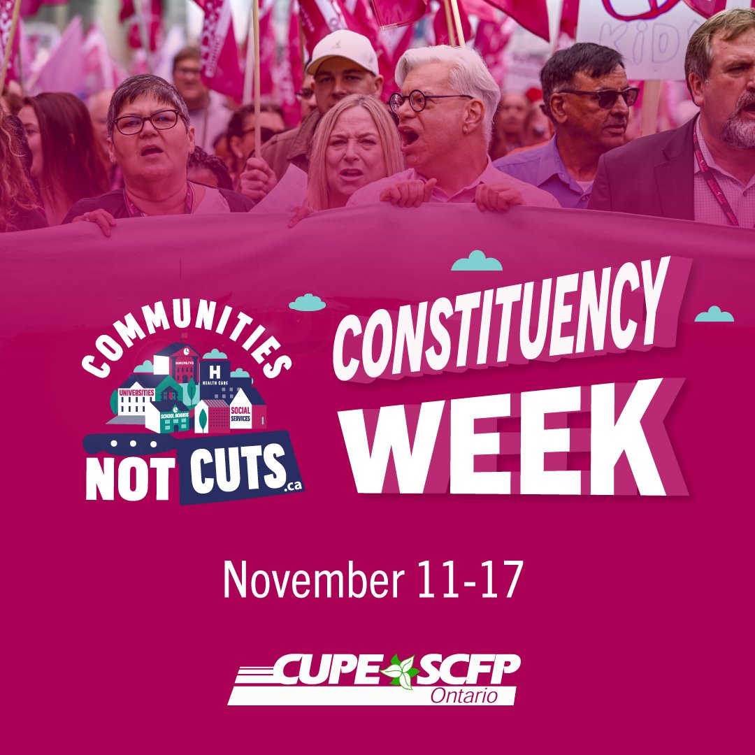Join us next week in #Pickering! #CommunitiesNotCuts