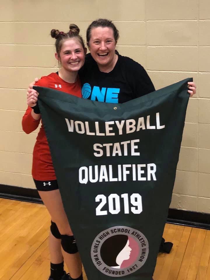 BUBruinsVB's tweet photo. State Bound!! Congrats Taylan Keefer and Abraham Lincoln HS!!!! https://t.co/vxuqcpZCQl