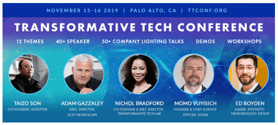JohnTukums's tweet photo. Tremendously honoured to be confirmed for a Lighting Talk at the Transformative Tech Conference next week Nov 15th-16th in Palo Alto California. The conference hosts a remarkable line up of speakers, thought leaders, entrepreneurs and visionaries #TTConf #tech #mentalhealth https://t.co/1zrua0LnVu