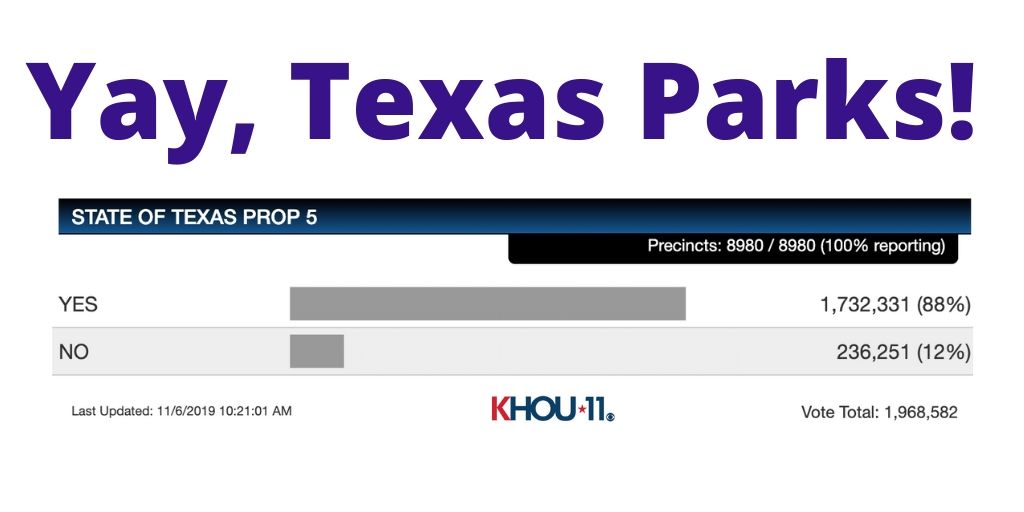 ATXBackpackers's tweet photo. Texas voters - good job on putting money into our parks! https://t.co/9y19myCB5m  #backpacking #hiking #getoutside #texasstateparks https://t.co/Rmzrx9mXWz