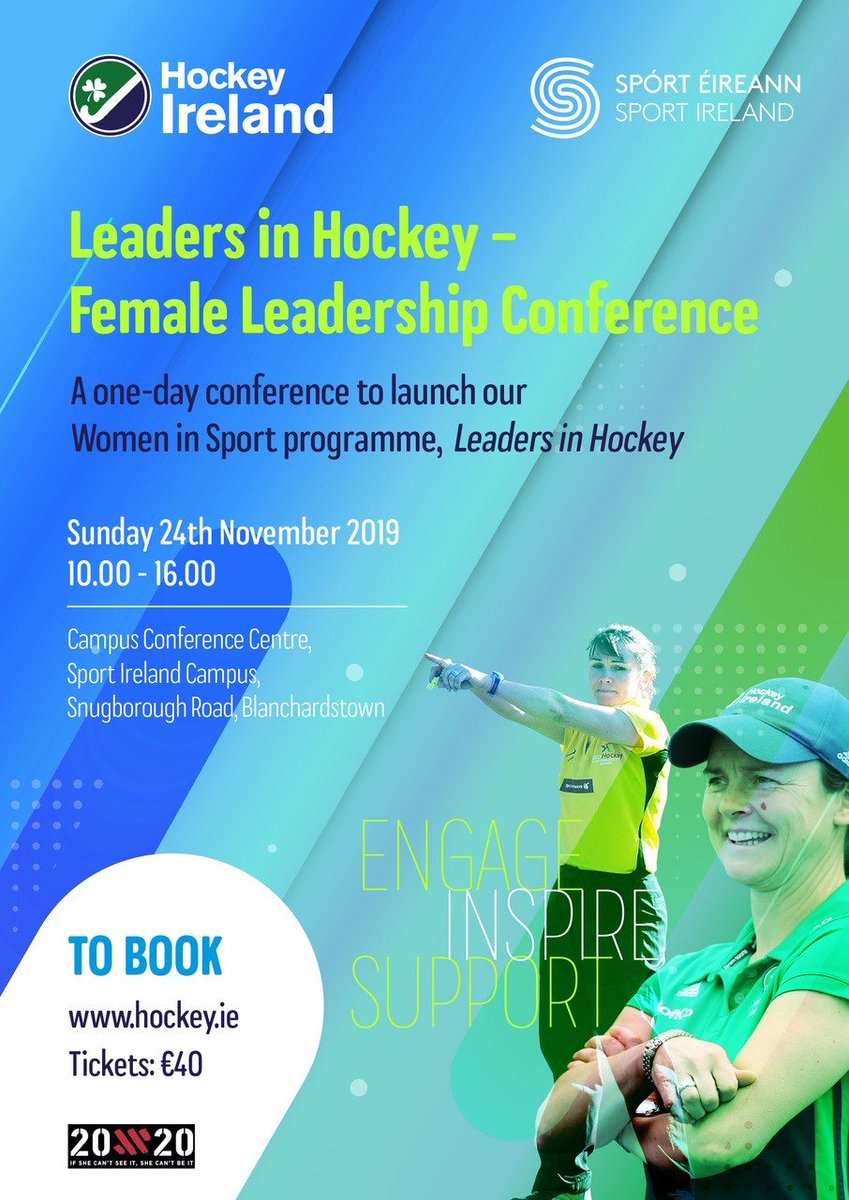 Calling all hockey umpires, coaches and volunteers! Hockey Ireland are holding a Female Leadership Conference on Sunday 24th November. Find out more at: hockey.ie/news-detail/10…