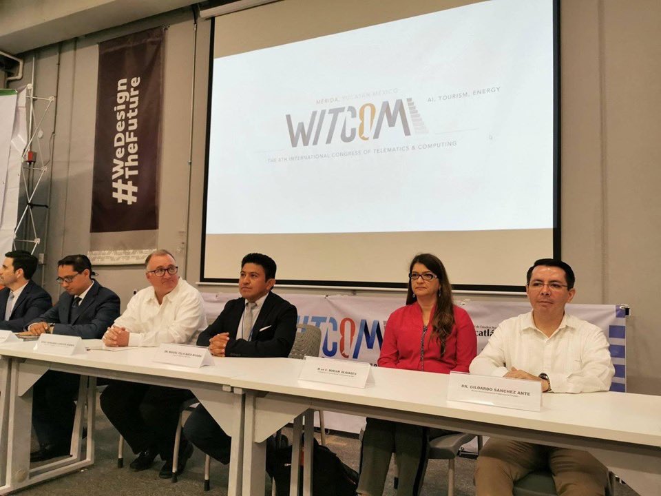 gildardo's tweet photo. Hace un rato inauguramos los trabajos de #WITCOM2019 @UpiitaWitcom en la @UPYucatan. ¡Bienvenidos y que sea un éxito el evento! Están en su casa. https://t.co/WbaiZgraiZ