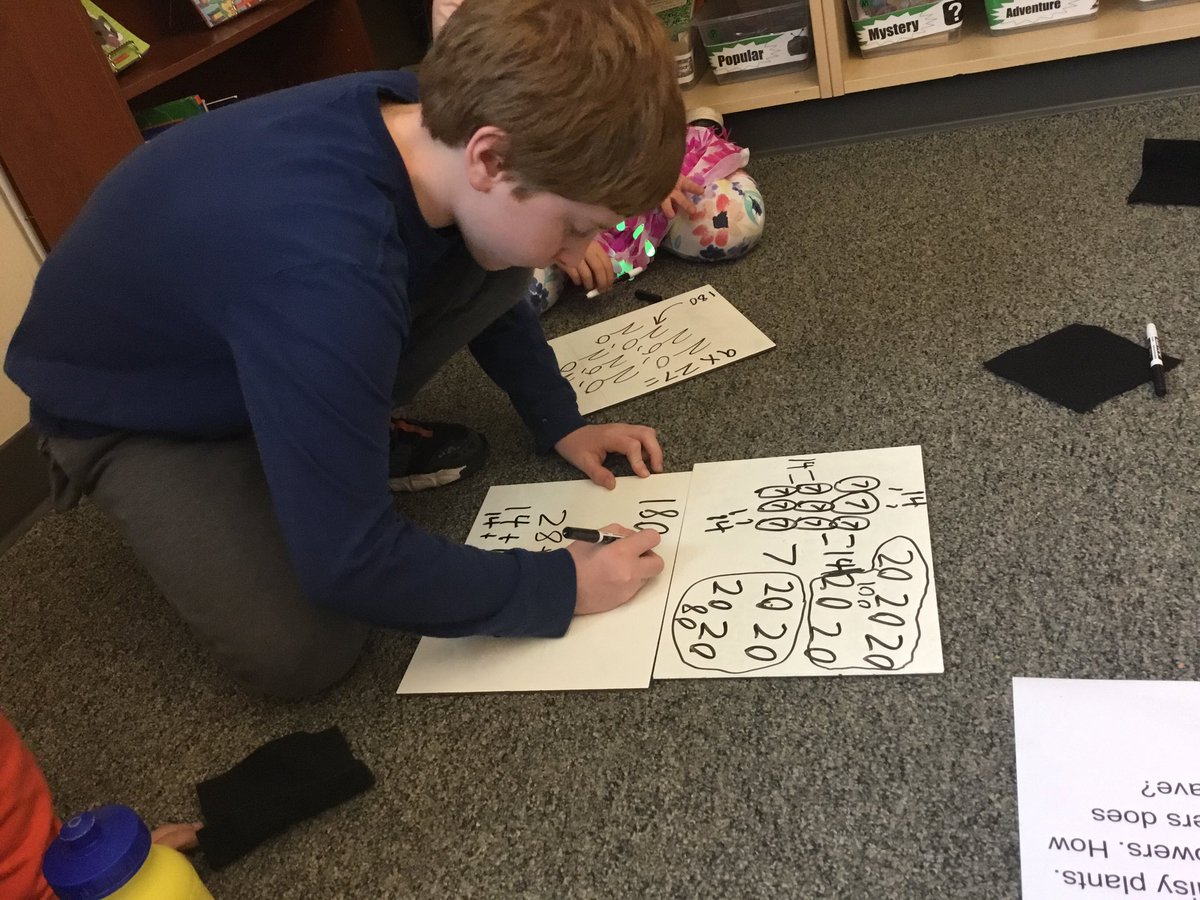 boucherbrains's tweet photo. Sometimes we need more than one white board to show our multiplication strategies! #ImlayEagles https://t.co/cwM061Ud2W