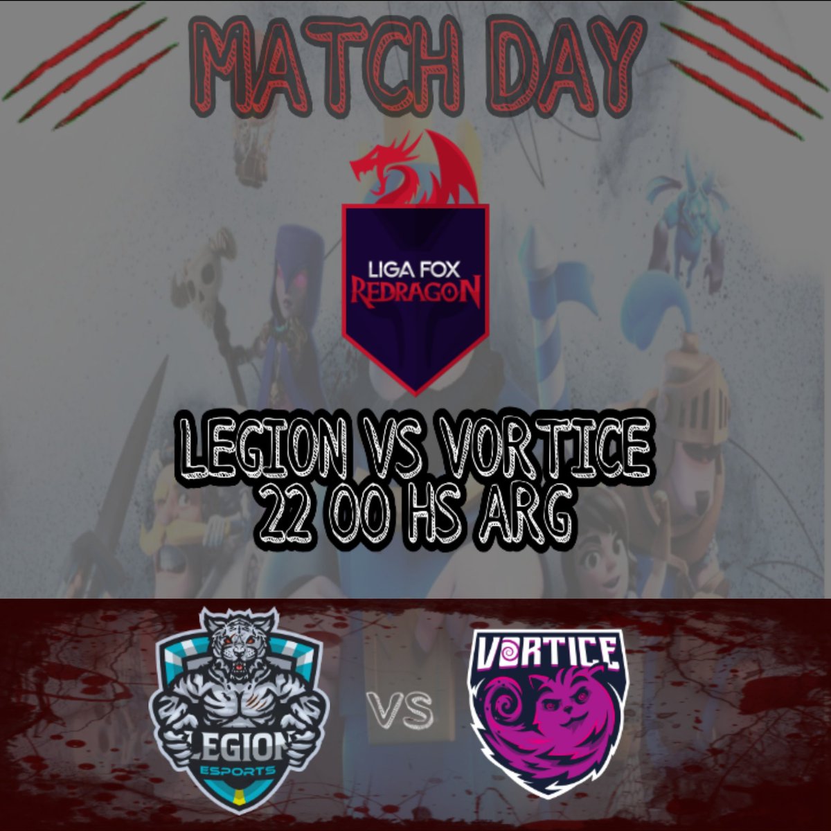 Felinos llego el dia  en que todo se quedara en la arena,  trataremos quedar entre los primeros  vs @ElVorticeCR  en la  <a href="/LigaFox/">Liga Fox 🦊</a>   por la ultima jornada