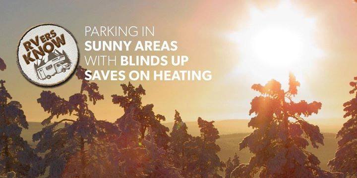 MonctonRV's tweet photo. #RVersKnow
Here's a quick tip to conserve energy during the colder months! https://t.co/4tp73Y4XPR