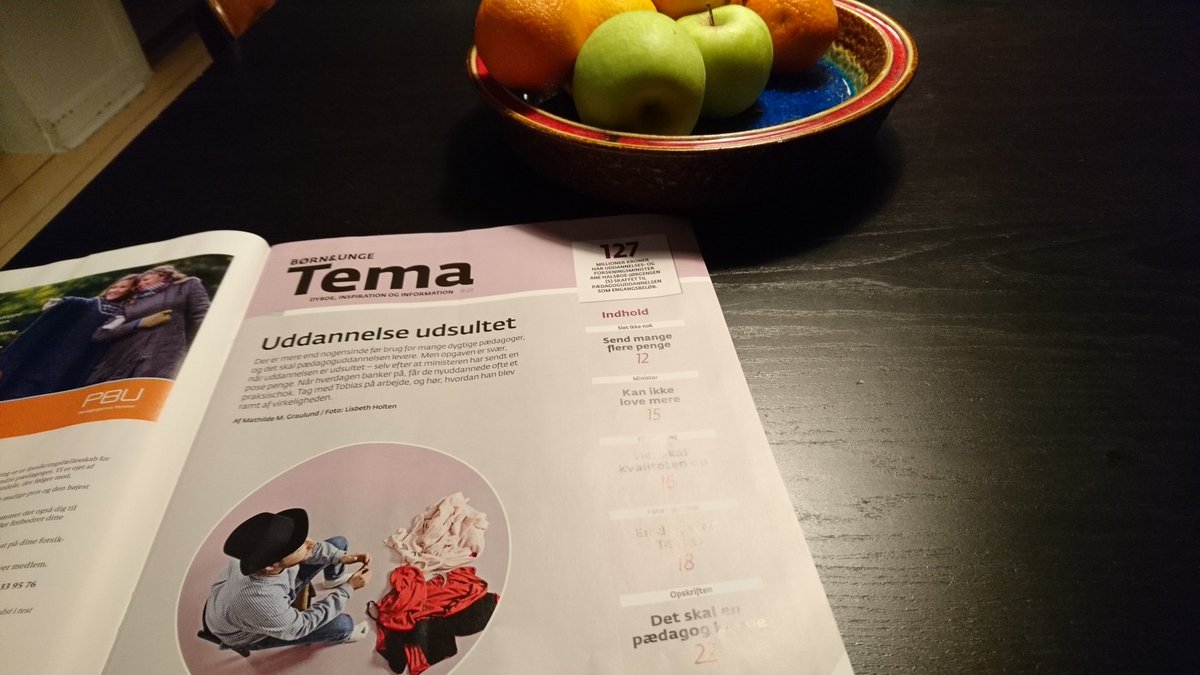 Einar Gylling Dørup (@gd_einar) on Twitter photo Tema. I børn og unge. Resten af bladet er også spændende. Tema. I børn og unge. Resten af bladet er også spændende.