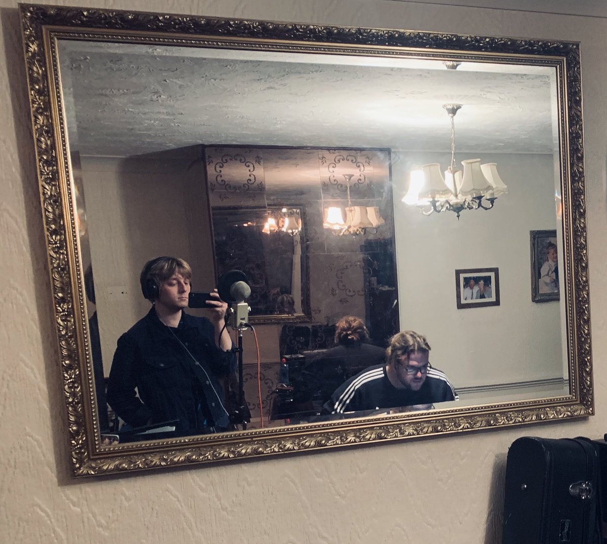 Recording vocals for a real damn funky tune! 

SURGE
XX