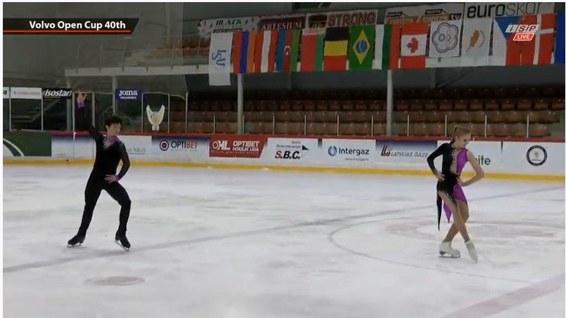 Huriye's tweet photo. #VolvoCup Latvia⛸️ Junior Free Dance
@lucy_sk82002 &amp; #BillyWilsonFrench skated superbly &amp; were underscored. They'll climb at least 2 places, are currently 5th in FD/6th Overall, 2 groups to go. Choreo/Interpretation of Samba FD wonderful, great new Lifts! Big improvement!🇬🇧💃🕺👏 https://t.co/cv8UY5mUxk
