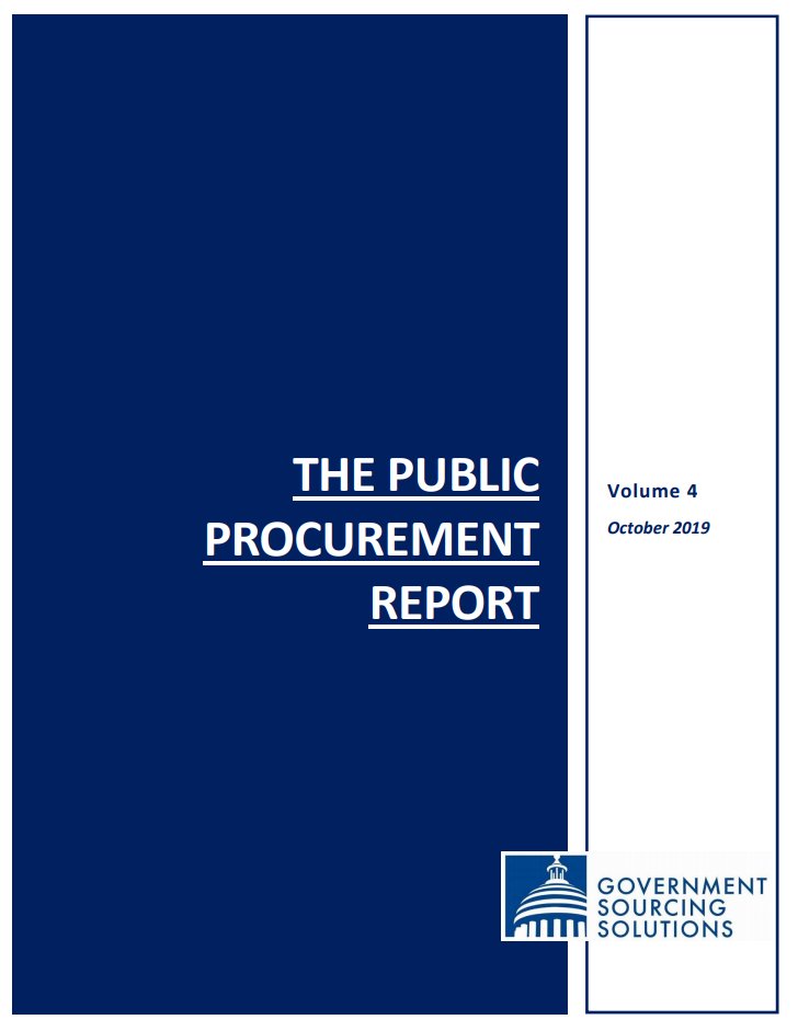GSSGov's tweet image. The most recent volume of The Public Procurement Report by Nicole Smith, Senior Director of Research at Government Sourcing Solutions, outlines the most pressing issues and trends shaping #publicprocurement. #purchasing #stateandlocal #government

linkedin.com/pulse/public-p…