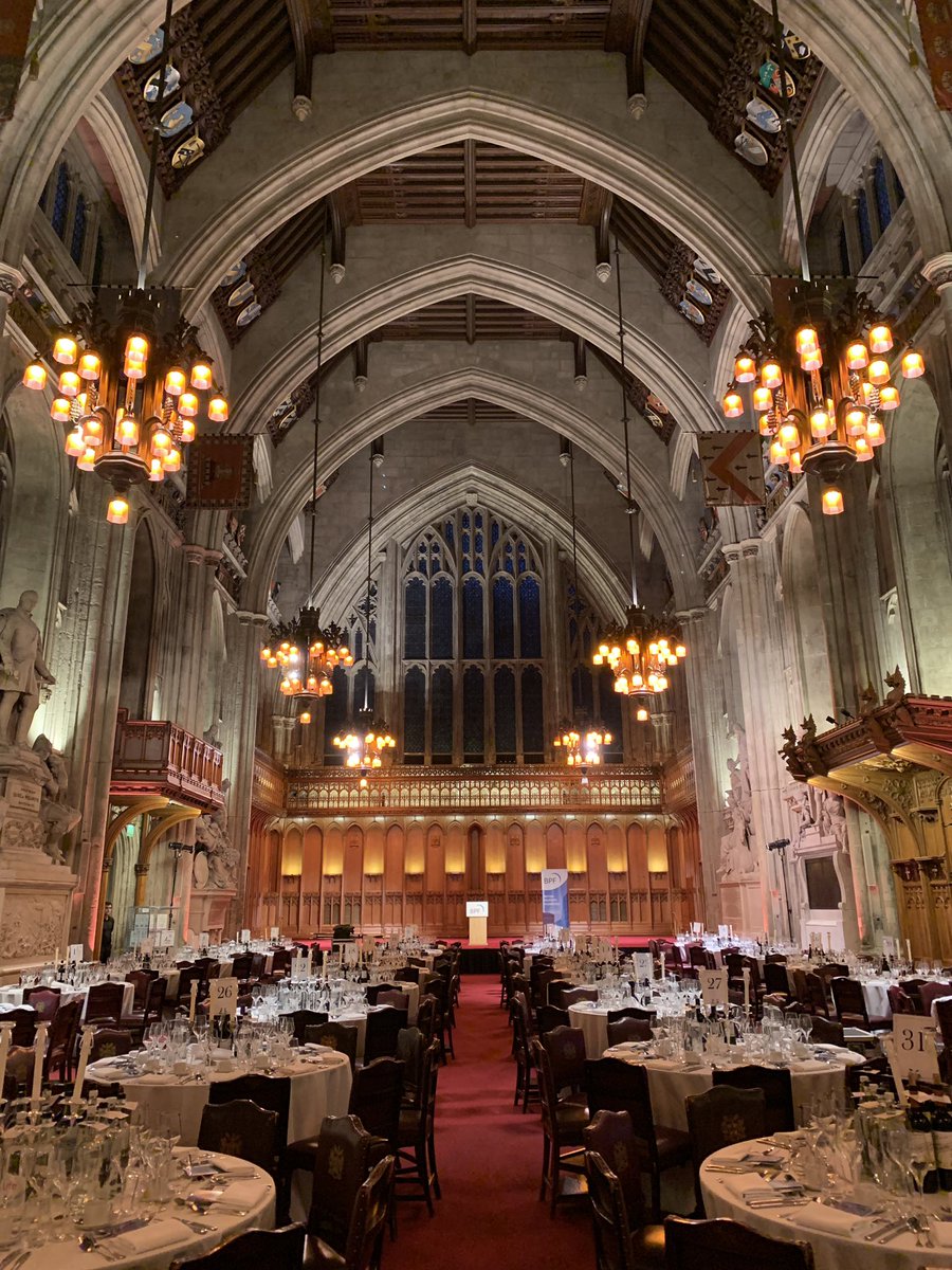 BritProp's tweet photo. Looking forward to tonight’s BPF Annual Dinner at @GuildhallLondon with guest speaker @amolrajan. Thanks to our sponsors @AGinsight, @ArgentLLP and charity partners @LandAid. #BPFAnnualDinner https://t.co/wZB2UyGKB0