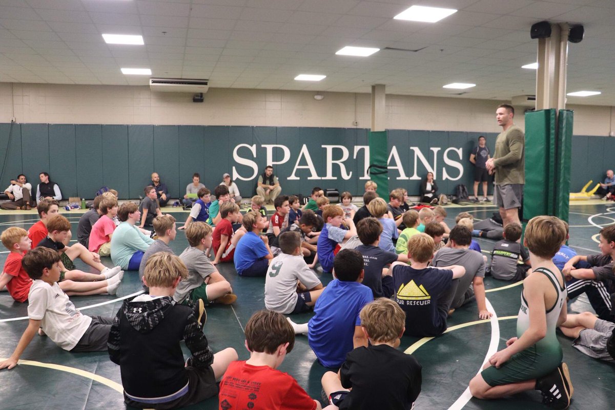 Great turnout for the opening night of MB Youth wrestling! It is great to see all the future Spartans on the mat!