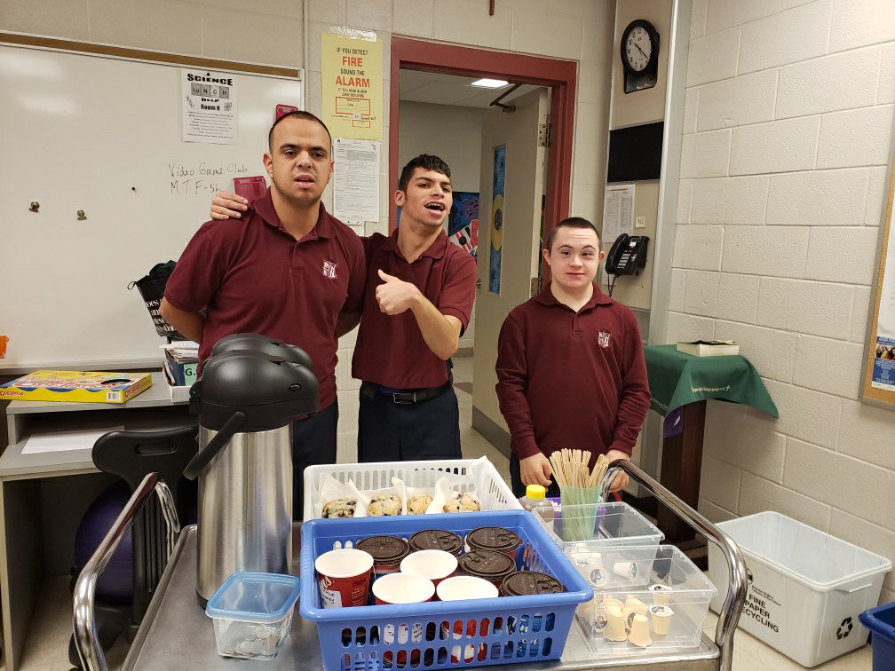 WCDSB_SEL's tweet image. ☕Day one of Coffee Cart!☕Yum!
Rolling along at Monsignor Doyle Secondary School @MonDoyleCSS 
@WCDSBNewswire #CalledToBelong 
@wcdsbspecialed #SuccessForEach