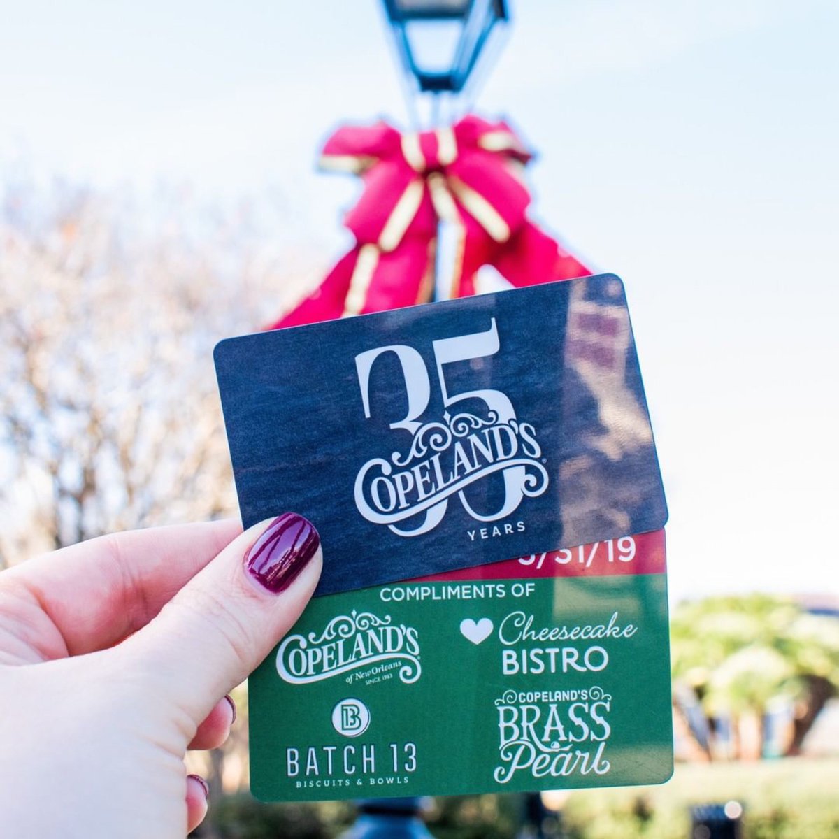 CopelandsLR's tweet photo. Who doesn’t love free!? Buy $100 in Copeland’s Gift Cards, and get $25 free! #CravingCopelands #AlwaysSomethingGood https://t.co/2wIZWXMpvH