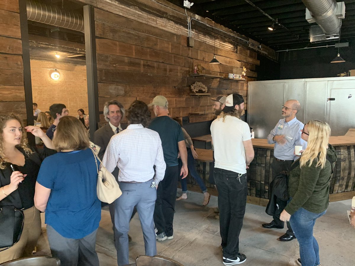 Awesome Member Breakfast at <a href="/southsidecellar/">southsidecellar</a> this morning. Can’t wait for this craft beer and wine shop to open in the Near Southside. And thank you to <a href="/CraftworkFW/">Craftwork Coffee Co</a> for the coffee!