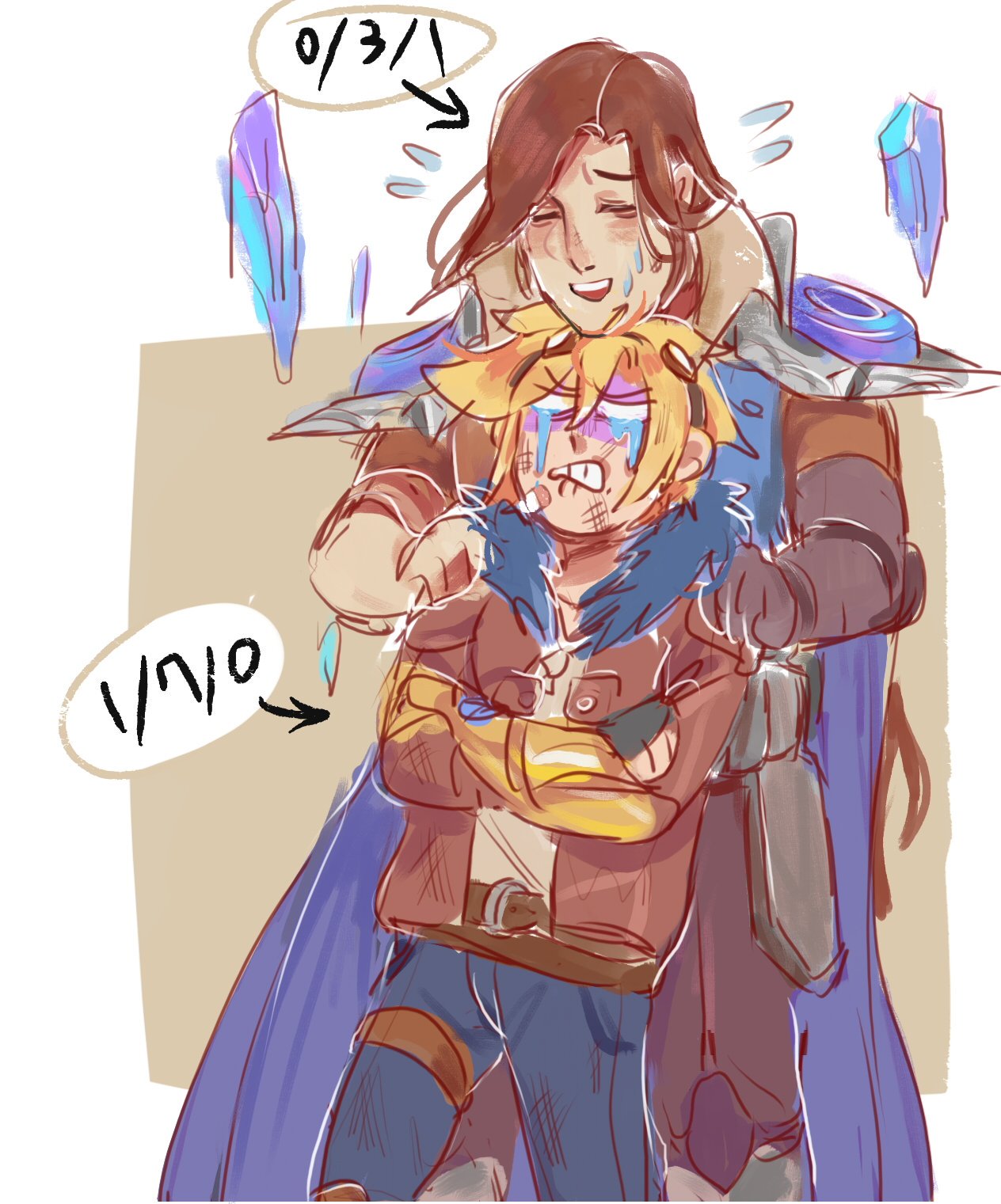 “阿澤請你加油好嗎@@
#LeagueOfLegends #taric #ezreal” .