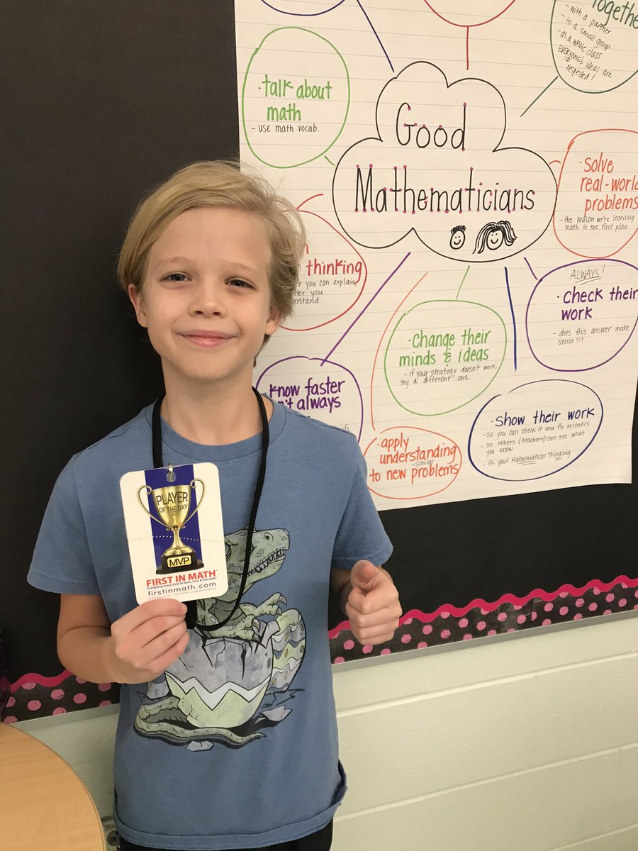 mrspearson_cbl's tweet photo. Wednesday’s FIM Player of the Day! Woohoo! Way to go. 👍🏼 @FirstInMath @MrsCrane229 https://t.co/yCFM9IxK8K