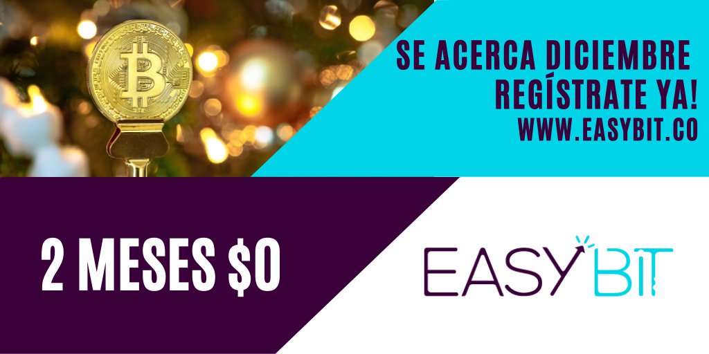 easy_bit's tweet image. #Diciembre siempre ha generado gran expectativa para los traders de #Bitcoin.Justo el 17 de diciembre del 2017 llego a su punto mas alto en 10 años: $20.000 Recuerda registrarte antes en ww.easybit.co tendremos 2 meses de intercambios gratis por lanzamiento.🤓🎄📈