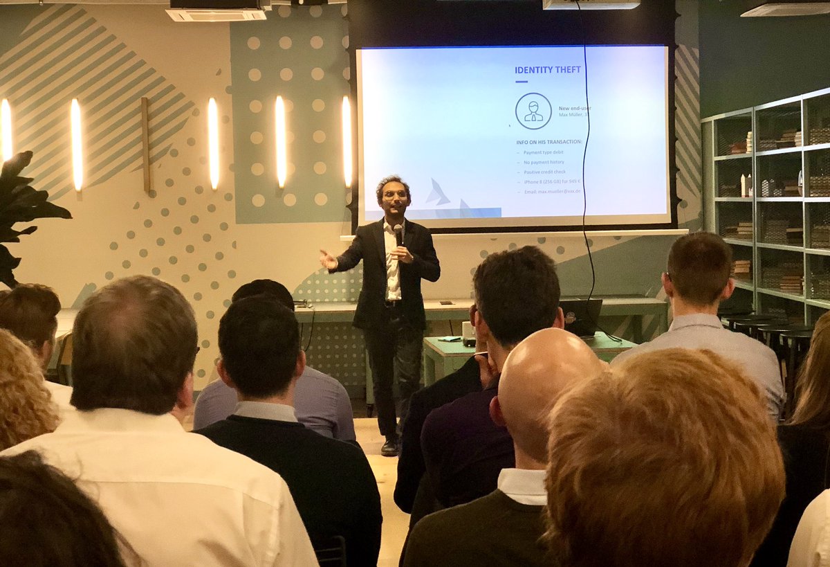 HamburgAI's tweet photo. Welcome to the 10th edition of #HHAI! ⁦In today's first talk, @RiskIdent⁩'s Head #DataScientist Marco Fisichella shares insights on applied #ArtificialIntelligence in #FraudDetection.

#datascience #machinelearning #dataengineering #hamburg #meetup https://t.co/7pq8JrF6gI