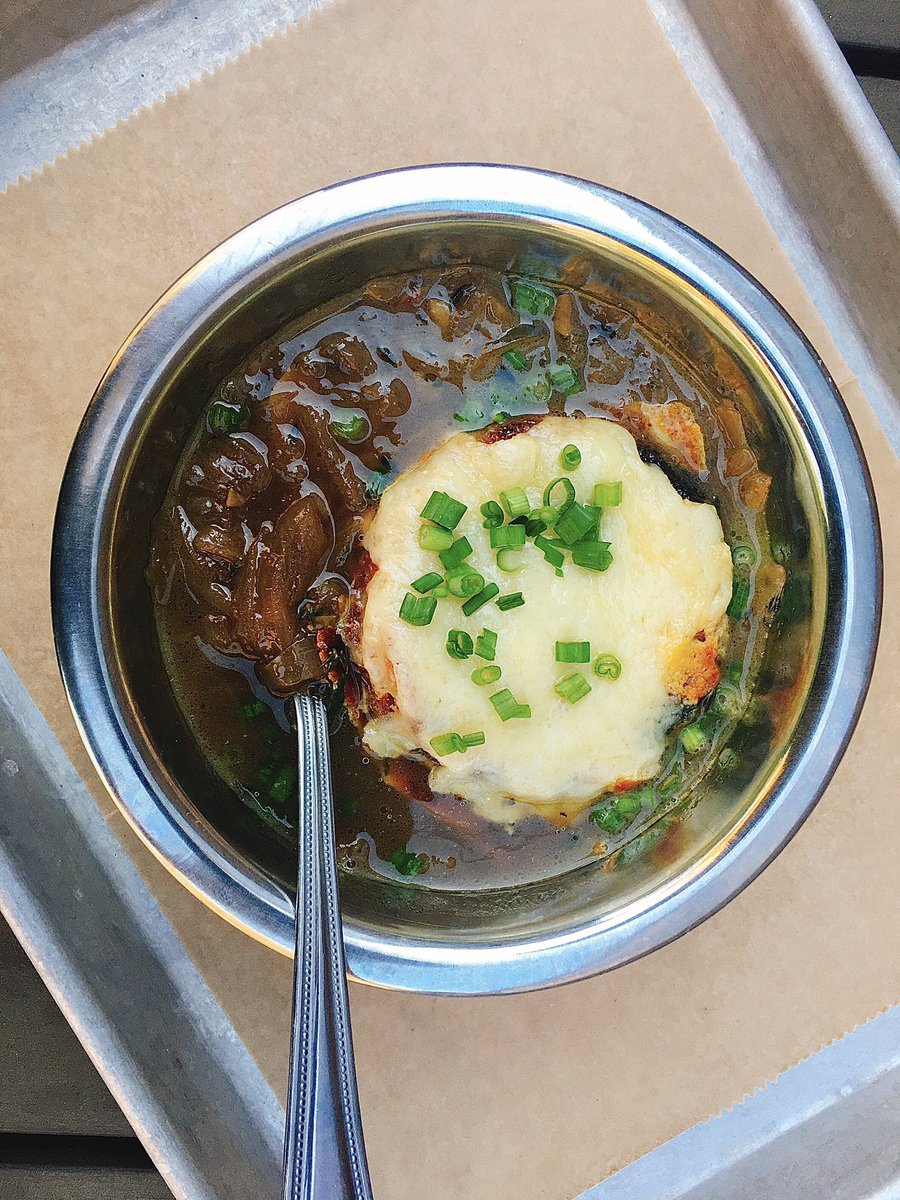 StationsideATL's tweet photo. New French Onion Soup Special Today😋topped with cheesy croutons for this cold weather! https://t.co/1KBczkp3yH