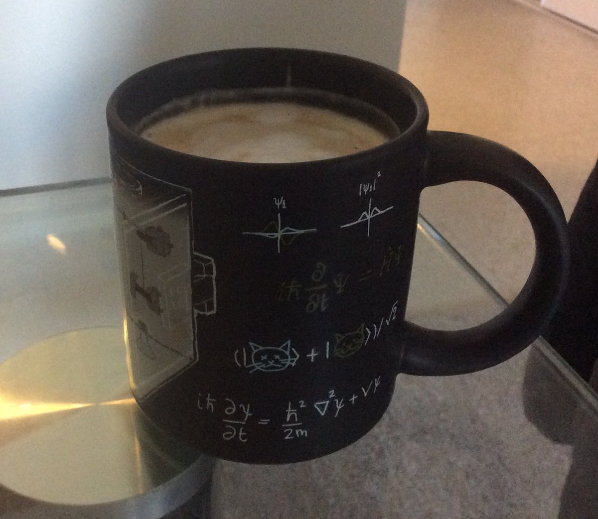 Quantum coffee.  Thanks, Hardik! 
<a href="/itsdik/">Hardik</a>