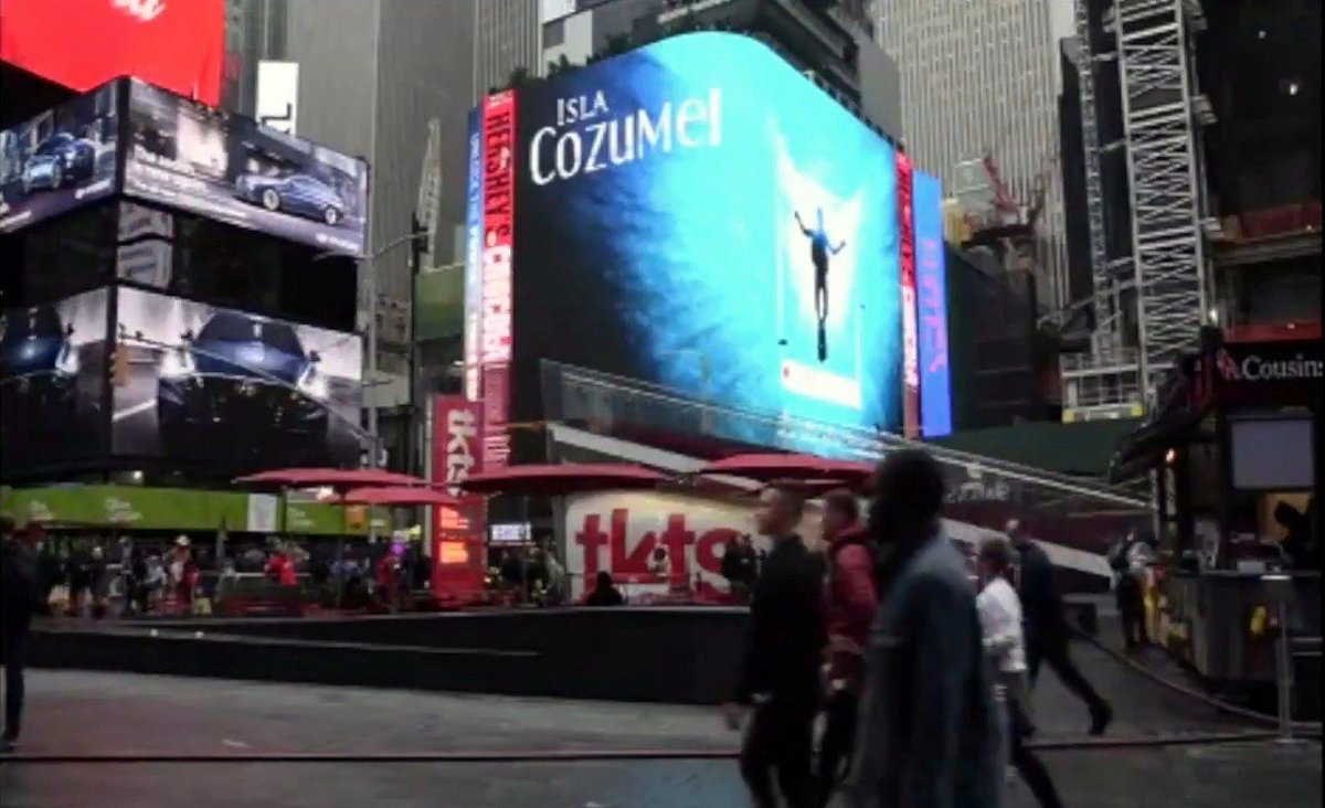 Quintana Roo is in Times Square in New York! There's is a new campaign that aims to reactivate tourism in Mexico.
riviera-maya-news.com/beach-destinat…
#TopMexicoRealEstate #WeMakeItHappen