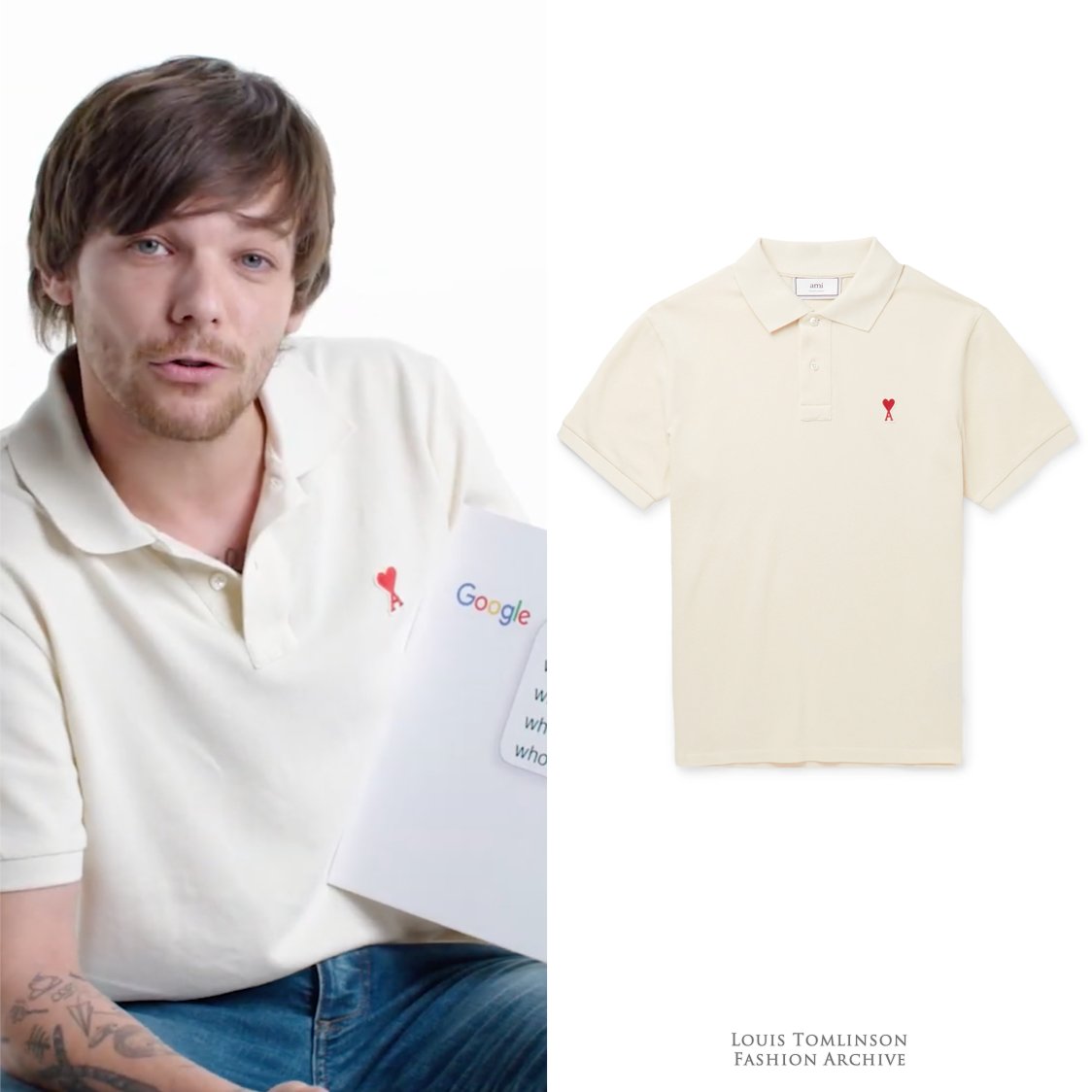 archive logo cotton piqué polo shirt
