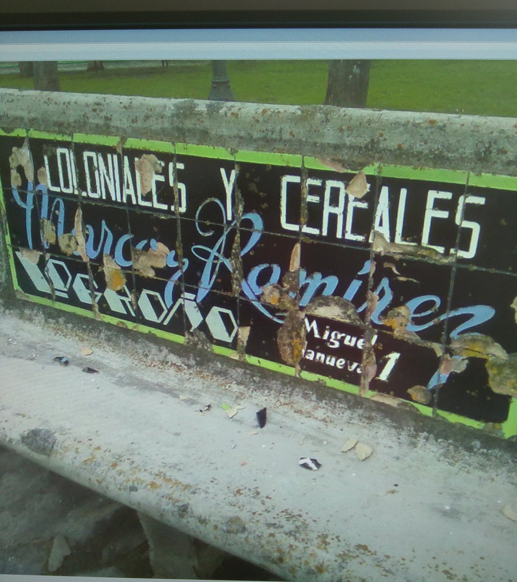 AnabelvPalacios's tweet photo. @PatrimonioRioja Desde Pradillo llevamos años avisando del deterioro que provoca la vialidad invernal con la sal, sobre todo los años que han esparcido sal de mina, que en el vertido daña mosaicos y rejas metálicas en las vías urbanas. Foto del 2012 con trocitos de sal y mosaicos @fomentogob https://t.co/9bCXxqahO0
