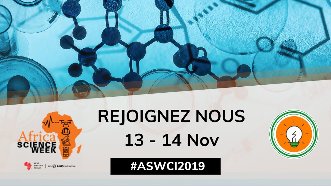 ASW_CI's tweet photo. Les 13 et 14 Novembre prochains, Yamoussoukro va vibrer au rythme de la science et de la technologie 👩‍🔬👩‍💻.
Rendez-vous à INPHB lors de #NEFScienceWeek.

Inscriptions 👉 https://t.co/91umDYD5n4

#Sciences #scienceweek #Yakro #AWSCI19 https://t.co/lX2xJVWj1L