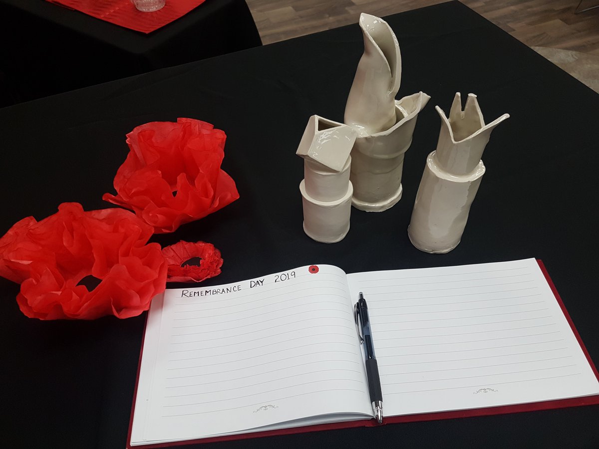 SuperStuRDPSD's tweet image. Our #LTCHSLearningCommons is set up today to host a Remembrance Day Tea for our guests after the ceremony this afternoon. #warstories #readingisknowledge #RDPSD #RedDeer