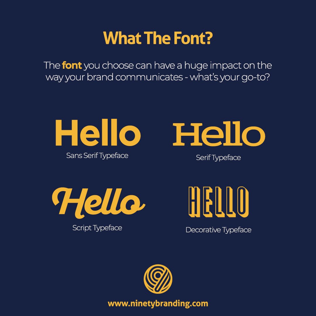 How important is the font that you choose for your brand identity? Very important - It could be crucial to the way that your brand communicates through every medium  🔠🔹

#Designthinking #AgencyLife #CreativeAgency DesignJobs #CreativeBusiness #Designguides #Designtools
